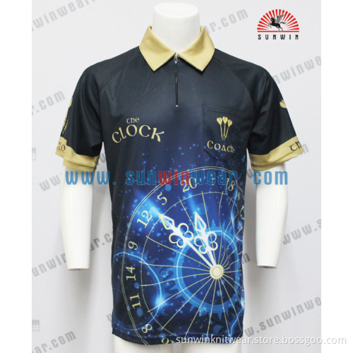 new design sublimation mens dart polo shirts